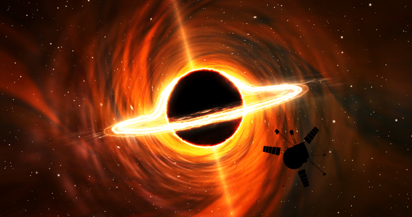 Ein schwarzes Loch…   Massen-Grab  oder  Welten-Wiege?